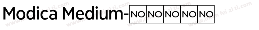 Modica Medium字体转换
